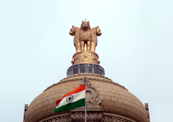Indian Flag and Symbol — Stock Photo, Image