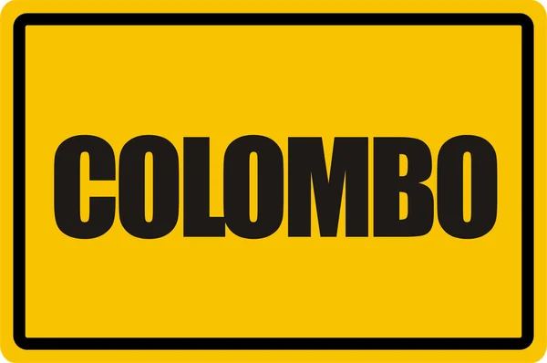 COLOMBO Ordförande — Stockfoto