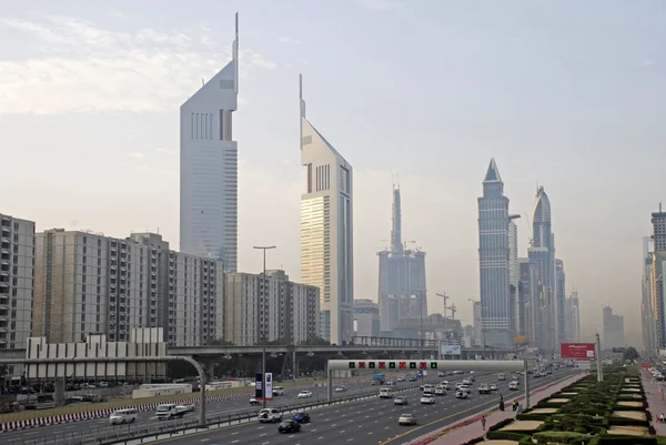 Emirates Towers, Sheikh Zayed Road Stockbild