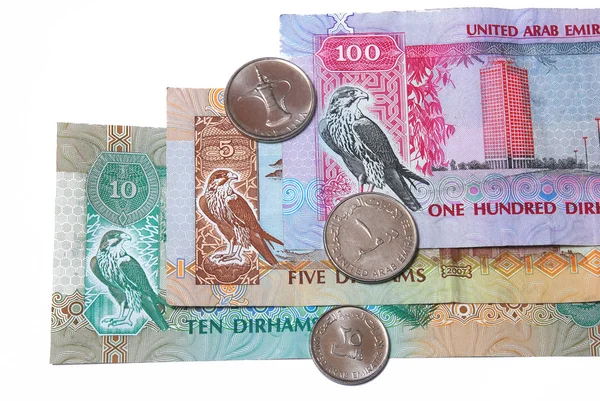 Para birimi Birleşik Arap Emirlikleri — Stok fotoğraf
