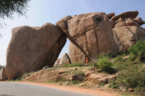 stock image Akka Tangi Gundu, Humpi