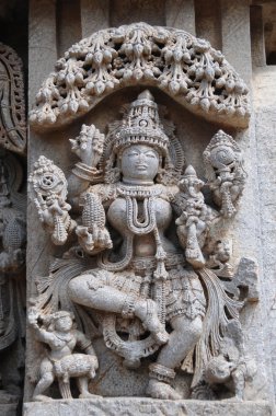 Annapurna, Hindu God, Somnathpur clipart