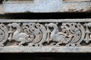 Swan and Motifs, Keshava Temple clipart