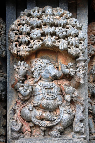 Ganesh, hinduiska guden, somnathpur — Stockfoto