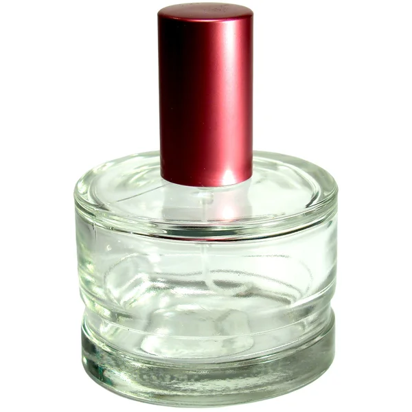 Fehér alapon izolált parfümös üveg — Stock Fotó