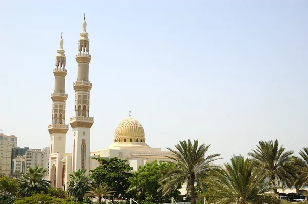 Meczet muzułmański, shardjah, Zjednoczone Emiraty Arabskie — Zdjęcie stockowe