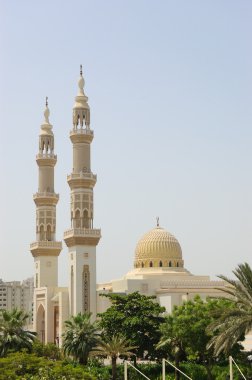Muslim mosque, Sharjah, UAE clipart