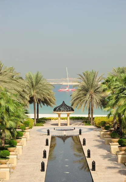 Vista sobre Jumeirah Palm island — Foto de Stock