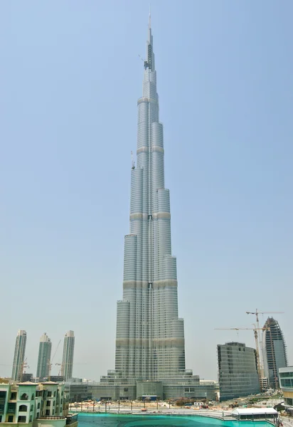 Nézd a burj dubai, Egyesült Arab Emírségek — Stock Fotó
