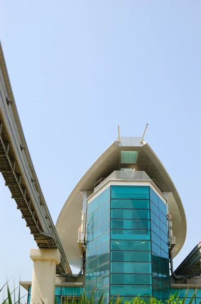 Palm jumeirah monorail station — Stok fotoğraf