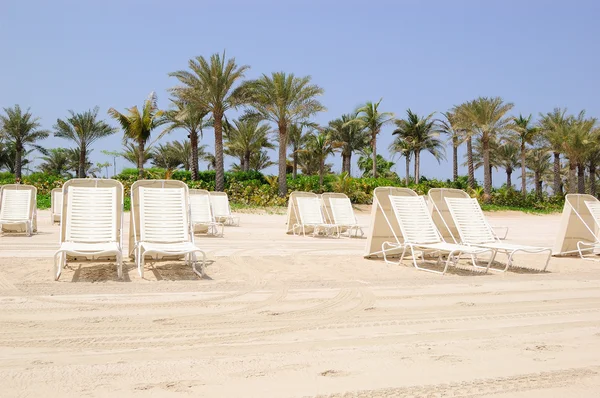 海滩的亚特兰蒂斯棕榈酒店，迪拜 — 图库照片