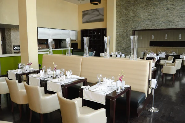 Restoranda luxury hotel, dubai, Birleşik Arap Emirlikleri — Stok fotoğraf