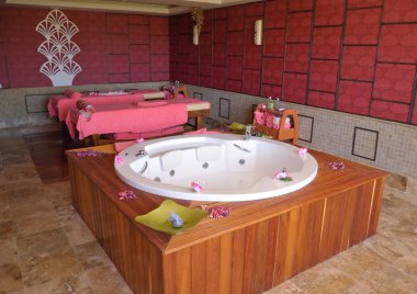 Hotel's SPA treatment area clipart