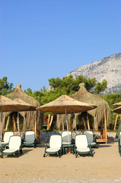 Pantai di Laut Mediterania, Antalya — Stok Foto