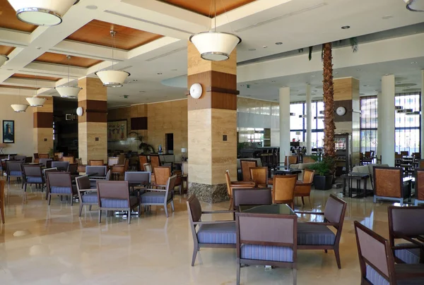 Área de estar do lobby do hotel, Antalya, Turquia — Fotografia de Stock