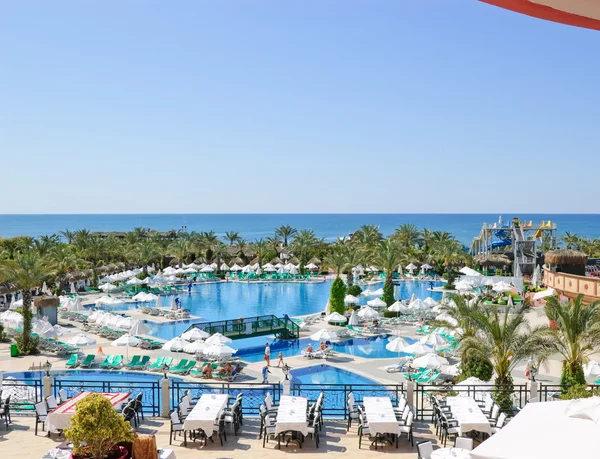Hotel am Mittelmeer, Antalya — Stockfoto