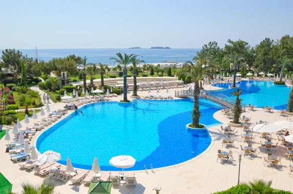 Mediterranean Sea resort recreation area — Stock Photo, Image