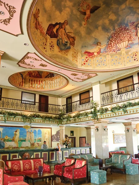 Hotellets lobby, antalya, Turkiet — Stockfoto