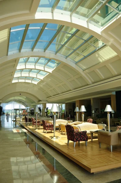 Hotel lobby lounge área, Antalya, Turquía —  Fotos de Stock