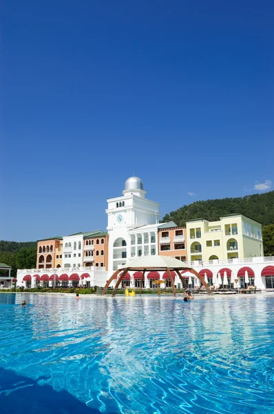 Hotel de estilo italiano, Antalya, Turquía — Foto de Stock