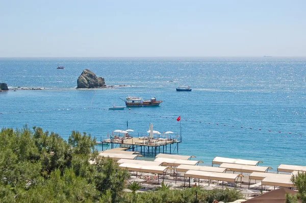 Costa mediterránea, Antalya — Foto de Stock