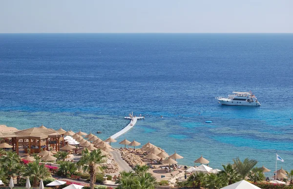 Vörös-tenger partján, Sharm el Sheikh, Egyiptom — Stock Fotó