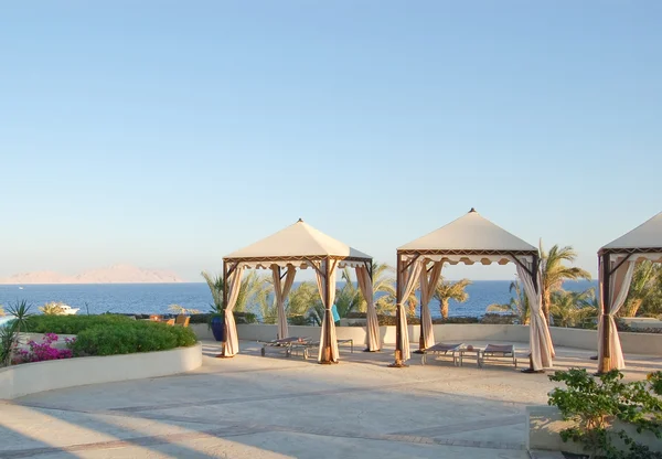 Área de recreação do hotel, Sharm el Sheikh — Fotografia de Stock