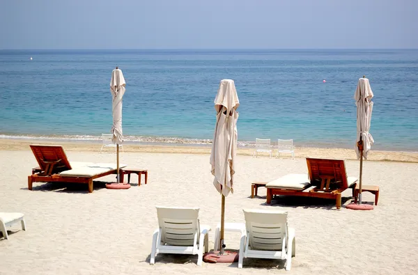 Playa de hotel de lujo, Fujeirah, Emiratos Árabes Unidos — Foto de Stock