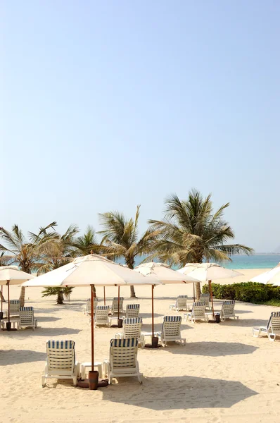 Παραλία του πολυτελές ξενοδοχείο, Ντουμπάι, Ηνωμένα Αραβικά Εμιράτα — Φωτογραφία Αρχείου