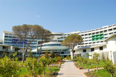 modern otel binası, antalya, Türkiye