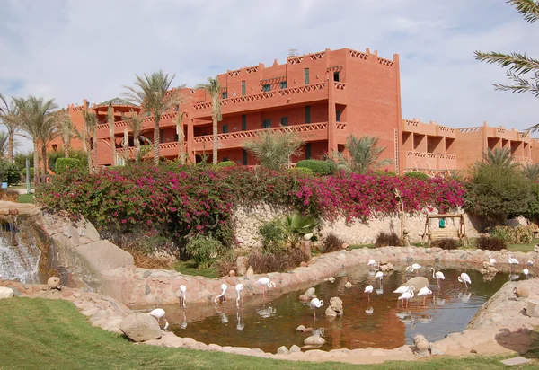 Hotel building, Sharm el Sheikh, Egito — Fotografia de Stock