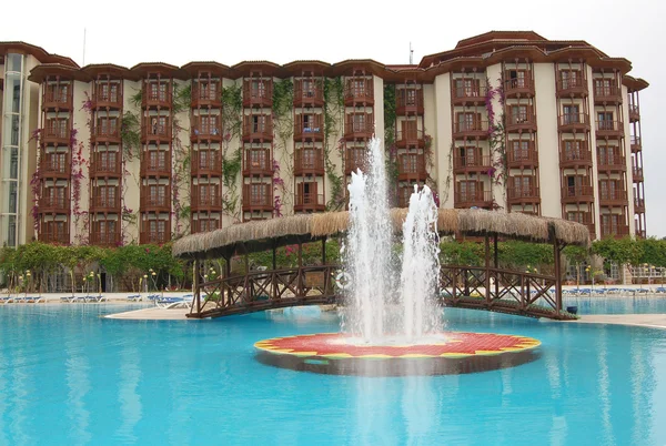 Hotel edifício principal, Antalya, Turquia — Fotografia de Stock