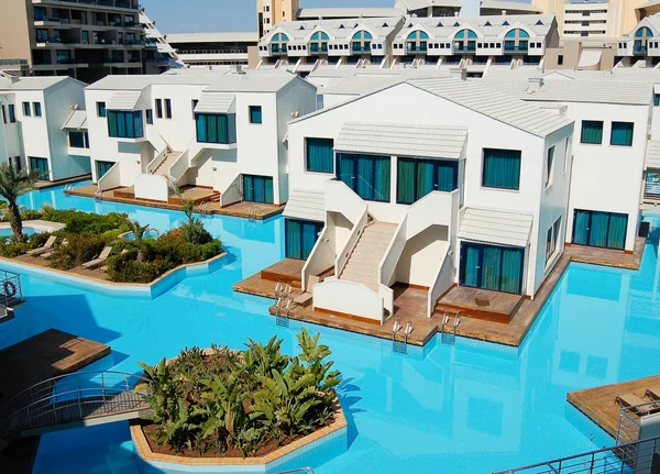 Villas at turkish mediterranean resort — Stock Photo, Image