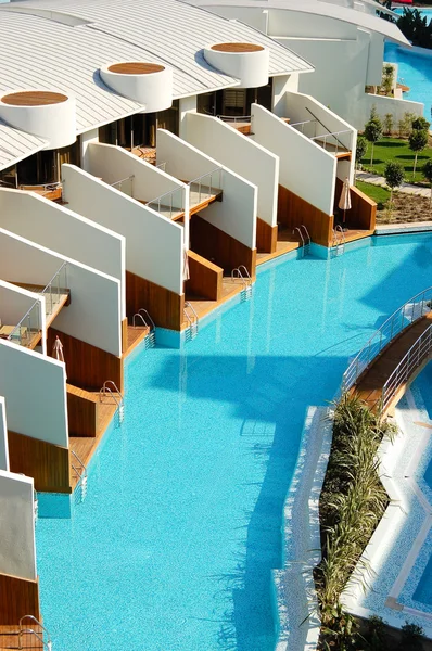 Villas at modern turkish resort — Stock Photo, Image