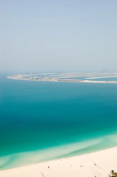 Vista sobre Jumeirah Palm isla artificial — Foto de Stock