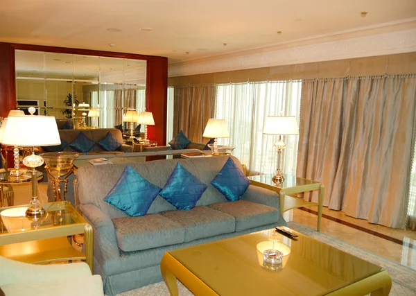 Luksusowy apartament, dubai, Zjednoczone Emiraty Arabskie — Zdjęcie stockowe