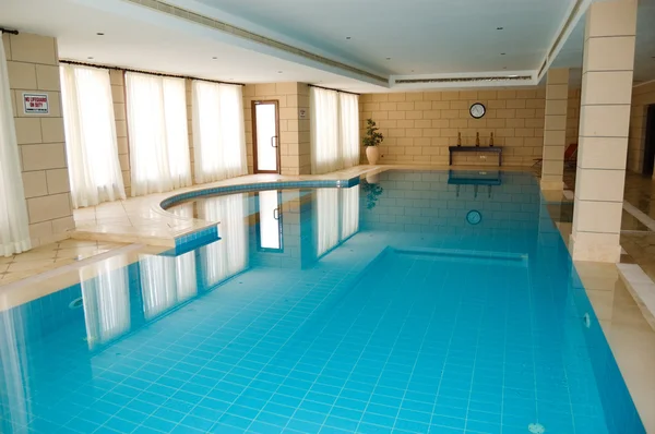温泉游泳馆中最受欢迎的酒店 — 图库照片