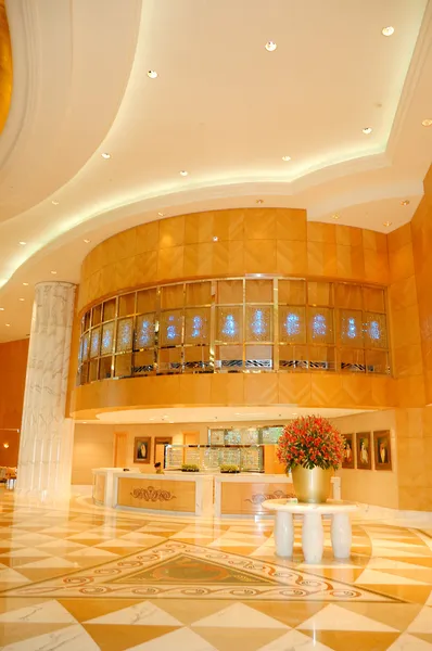 Área de recepção do hotel de luxo — Fotografia de Stock
