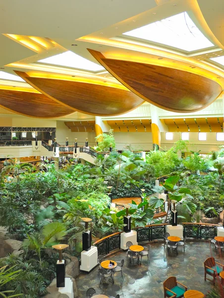 Reception lobby area in luxury hotel — Stock Photo, Image