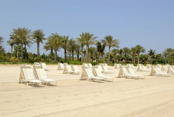 Strand van atlantis de palm hotel — Stockfoto