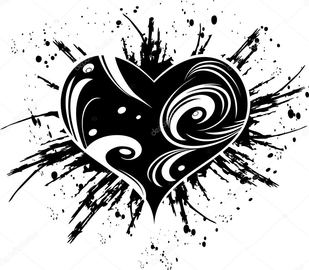 Beautiful vector heart — Stock Vector © tpaktop #1312371