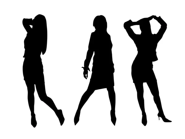 Sete meninas — Fotografia de Stock