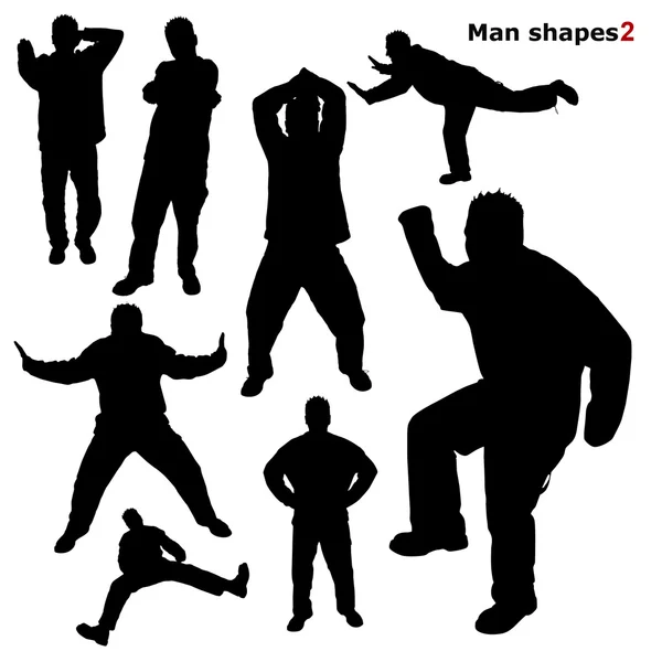 Eight men — Stock Photo, Image