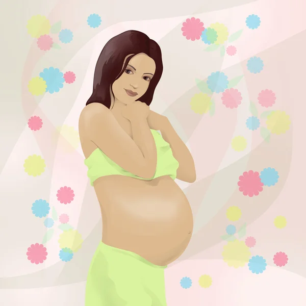 若い妊娠中の女性 — ストック写真