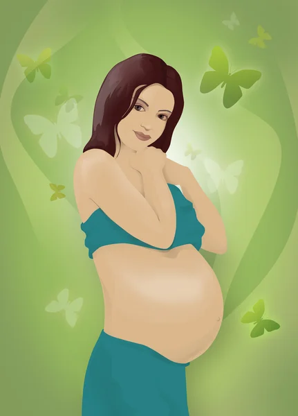 Pregnancy dreaming — Stock Photo, Image