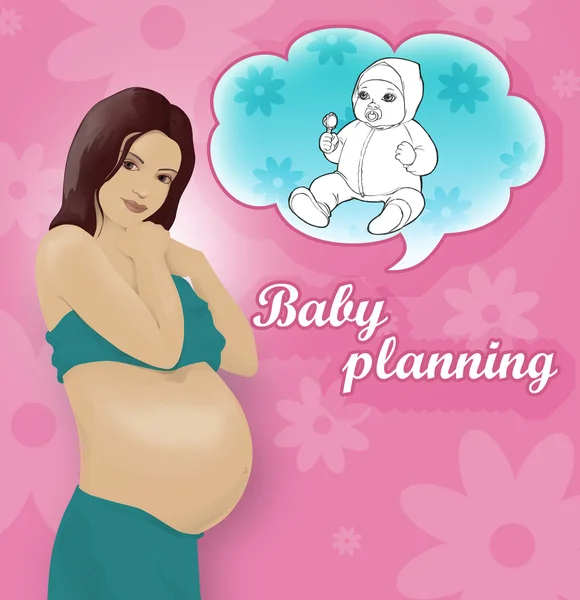 Baby plánování — Stock fotografie