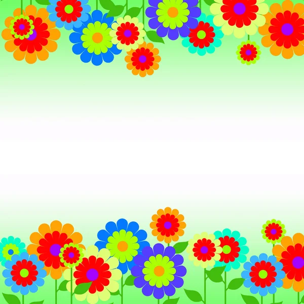 Borte mit Frühlingsblumen — Stockfoto