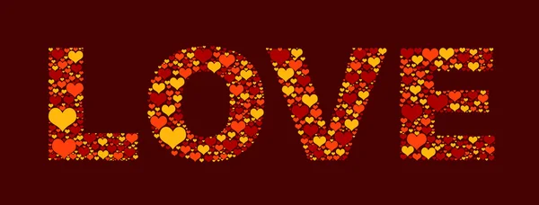 Love from many hearts — Stock Photo, Image