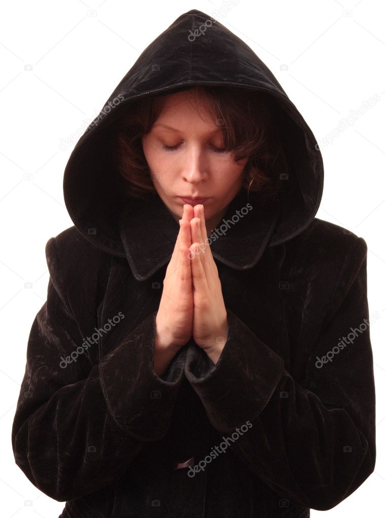 Female praying.