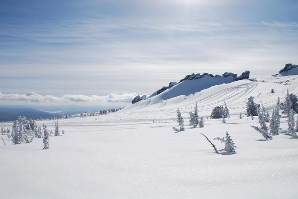 La cima de la montaña Mustag — Foto de Stock